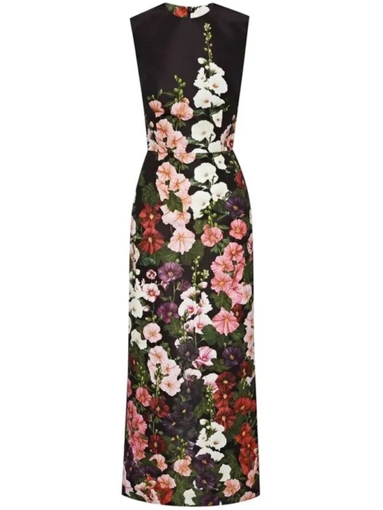 Oscar de la Renta Dresses & Skirts - OSCAR DE LA RENTA  Hollyhocks Faille Gown